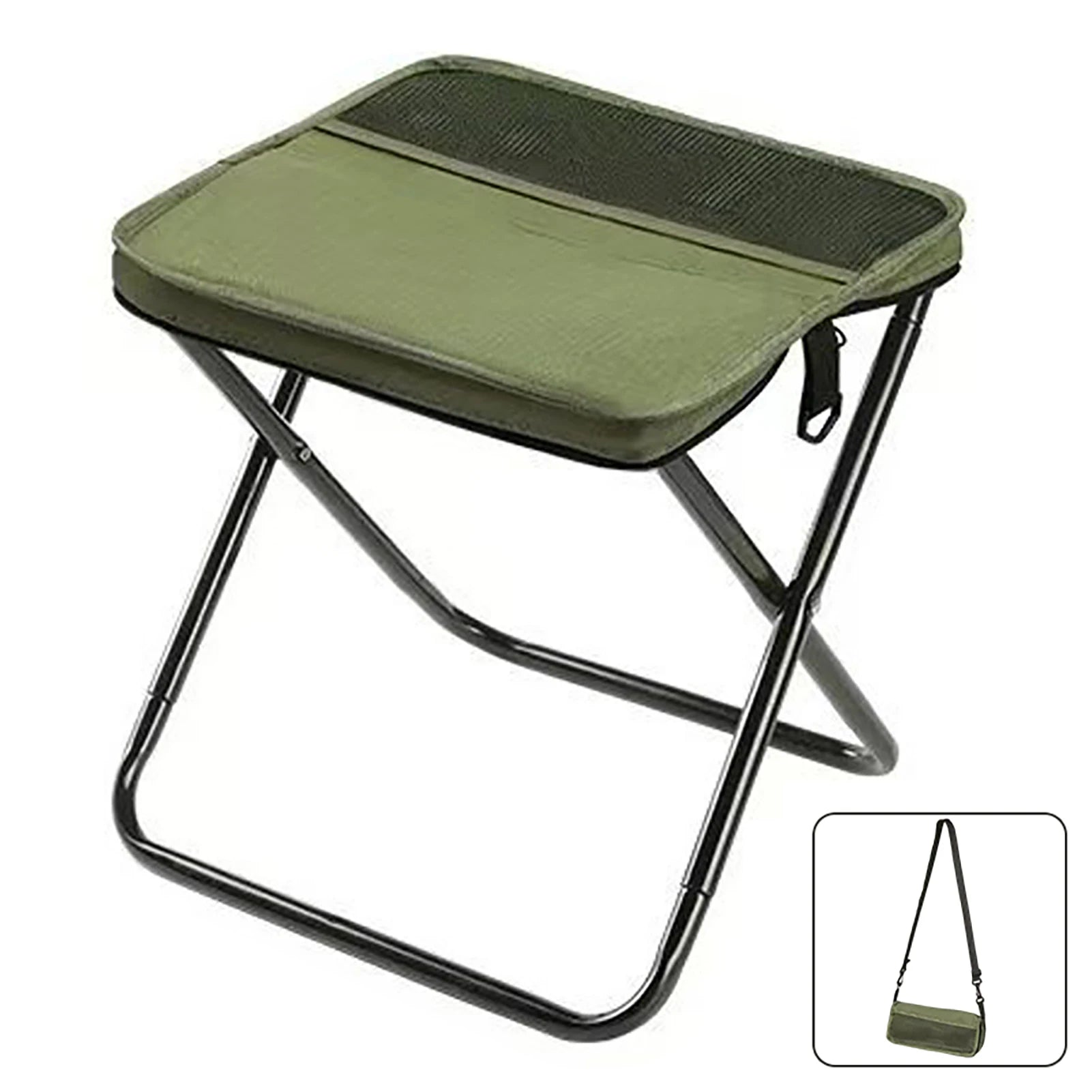 Foldable Portable Backpack Stool with Carry Bag – Lightweight Mini Outdoor Chair